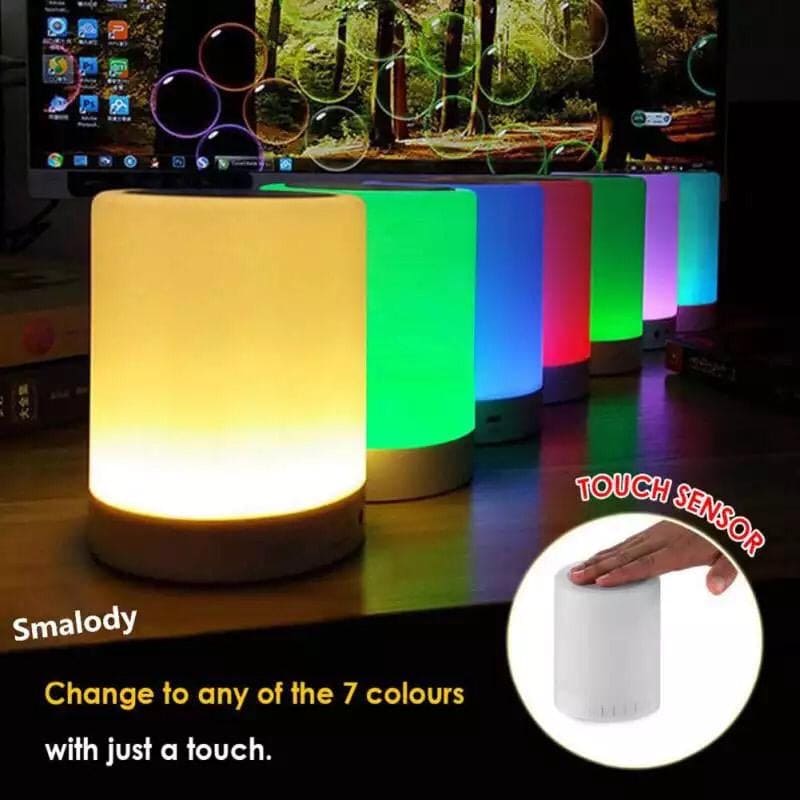 Wireless Portable Bluetooth Speaker, LED Touch Lamp Speaker, Smart Touch LED Mood Lamp Wireless Portable Bluetooth Speaker, LED Touch Lamp Speaker, Smart Touch LED Mood Lamp
